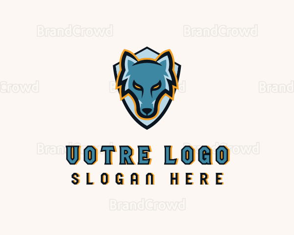 Wolf Clan Shield Logo