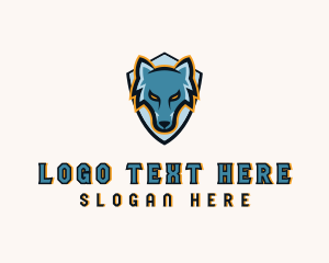 Canine - Wolf Clan Shield logo design