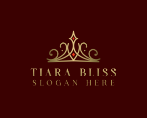 Tiara - Royal Crown Tiara logo design