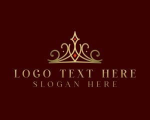 Crown - Royal Crown Tiara logo design