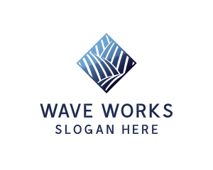 Tech Waves Programming logo design