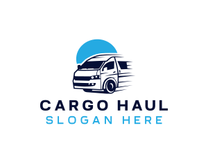 Vehicle Van Logistics logo design