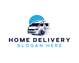 Vehicle Van Logistics logo design