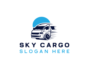 Vehicle Van Logistics logo design