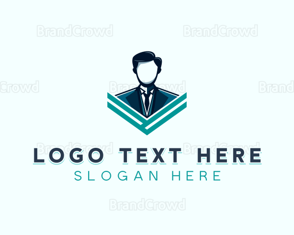 Male Recruitment Consultant Logo