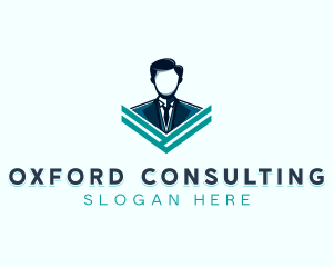 Male Recruitment Consultant logo design