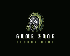 Gas Mask Gaming Avatar logo design