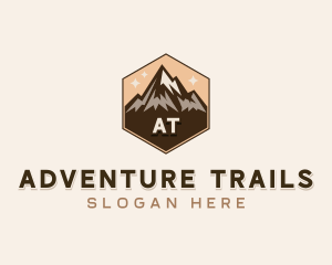 Mountain Peak Hiker  logo design