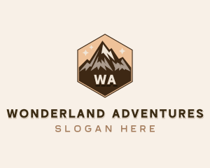 Mountain Peak Hiker  logo design