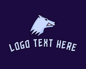 Cartoon - Angry Wolf Esport logo design