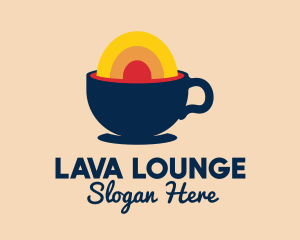 Lava - Sunny Morning Coffee Cafe logo design