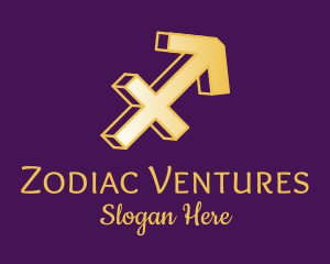 Zodiac - Sagittarius Zodiac Astrology logo design