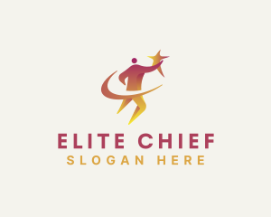 Chief - Human Star Coaching Success logo design