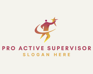 Supervisor - Human Star Coaching Success logo design