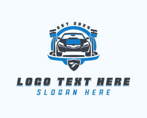 Garage - Car Vehicle Detailing logo design