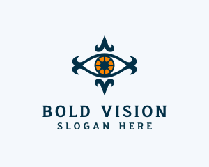 Mystical Tribal Eye logo design