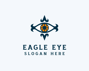 Mystical Tribal Eye logo design