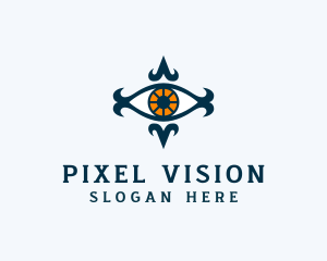 Mystical Tribal Eye logo design