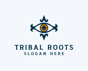 Mystical Tribal Eye logo design