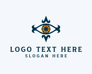 History - Mystical Tribal Eye logo design