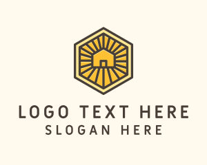 Residential - Sun Home Roofing logo design