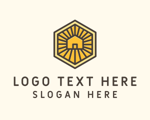 Roof - Sun Home Roofing logo design