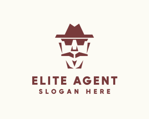 Agent - Male Investigator Agent logo design