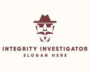 Investigator - Male Investigator Agent logo design