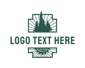 Woodcutter - Carpentry Lumber Cutter logo design