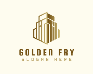 Golden Residential Tower logo design