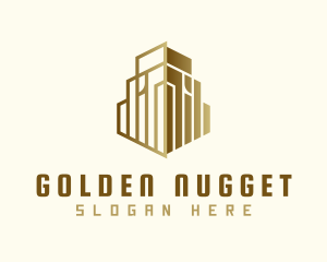 Golden Residential Tower logo design