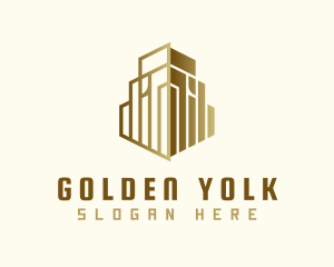 Golden Residential Tower logo design