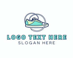 Shoelace - Sneakers Activewear Brand logo design