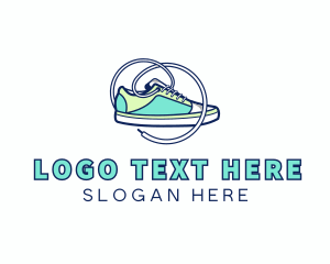 Sneakers Activewear Shoe Logo