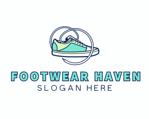 Sneakers Activewear Brand logo design