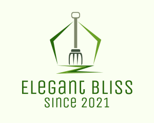 Home Cleaning - Green Lawn Service logo design