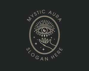 Mystical Eye Hand logo design