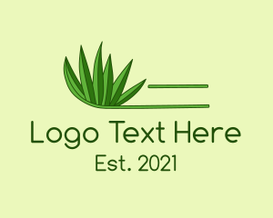 Turf - Garden Grass Landscaping logo design