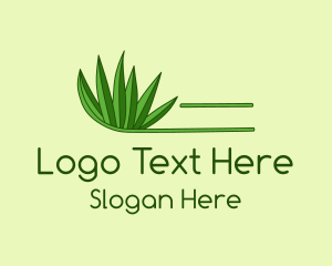 Garden Grass Landscaping Logo