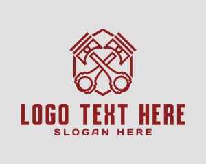 Mechanical - Piston Mechanic Garage logo design