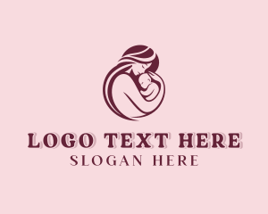 Postnatal - Infant Baby Childcare logo design
