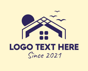 Lodge - Rental Vacation House logo design