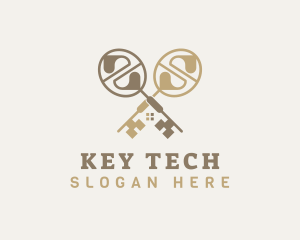 House Key Real Estate logo design