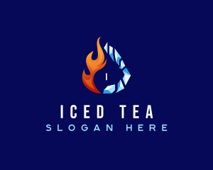 Hot Cold Thermal Ventilation logo design