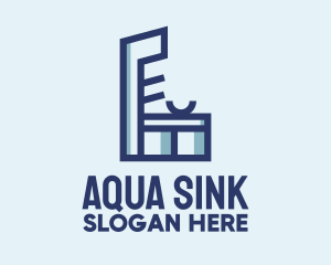 Sink - Bathroom Sink Interior logo design