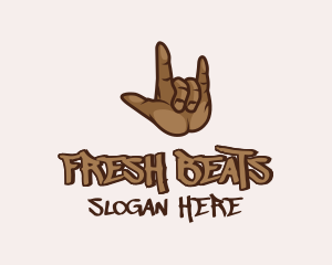 Hiphop - Hiphop Hand Symbol logo design