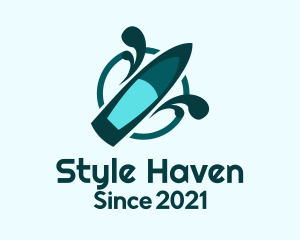 Team - Kayak Water Wave logo design