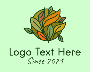 Multicolor - Autumn Leaf Garden logo design