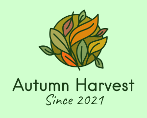 Autumn Leaf Garden  logo design