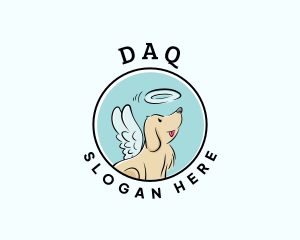 Dog Wings Halo Logo